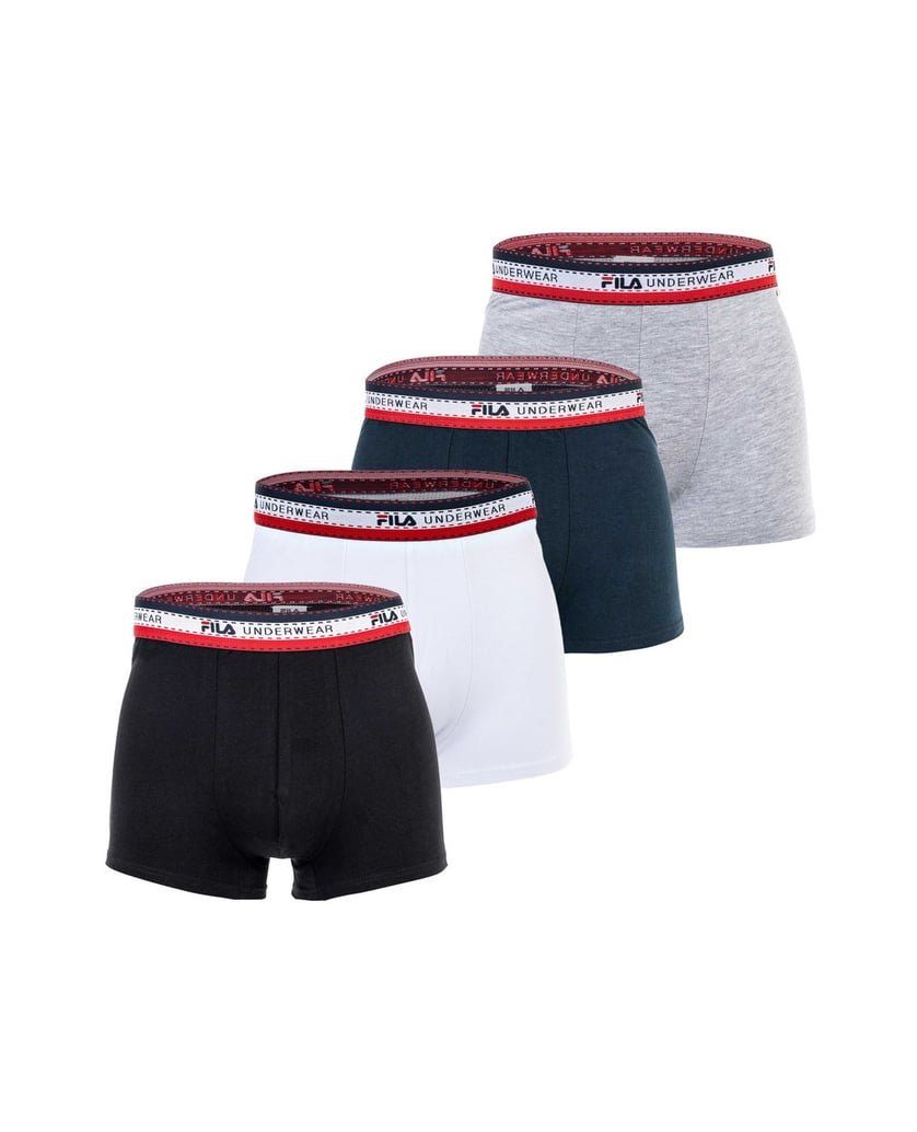 Fila-Herren-Boxershort-4er-Pack-schwarz