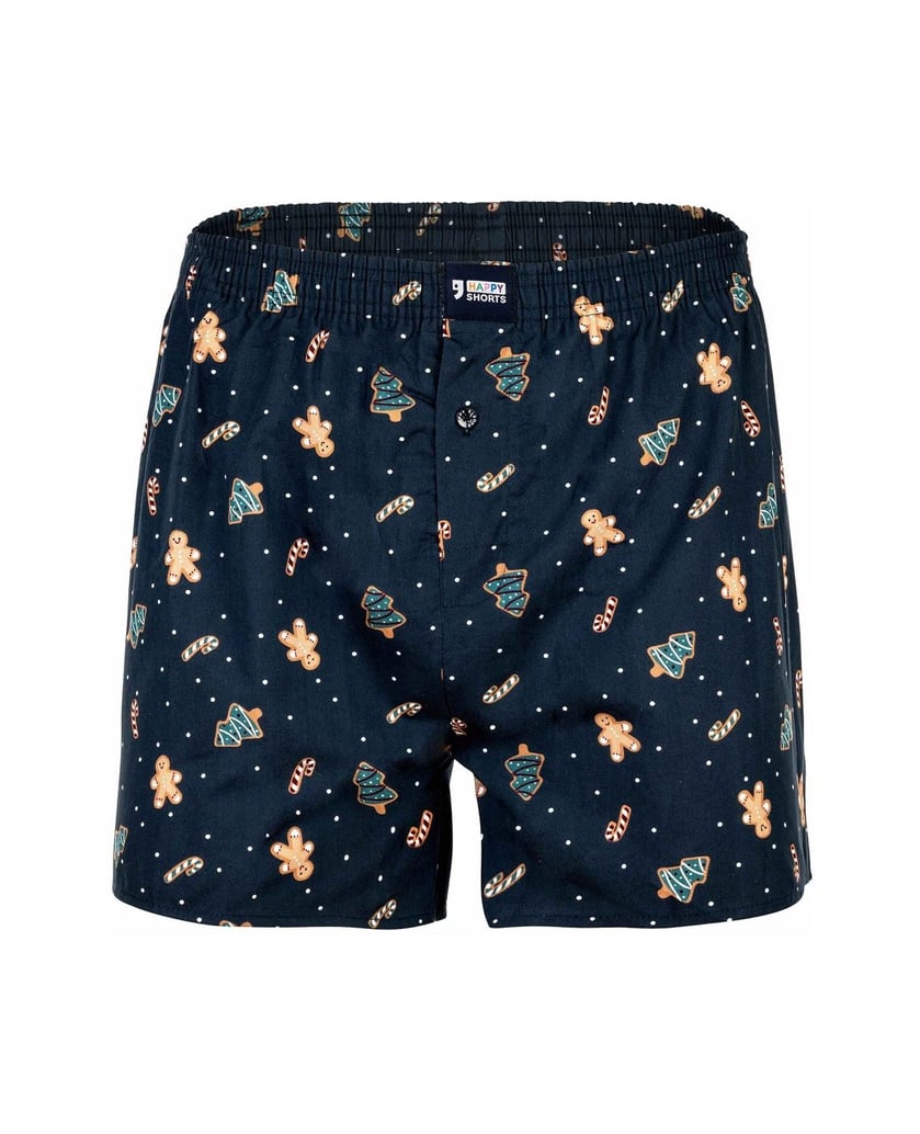Happy-Shorts-Herren-Web-Boxershorts-1er-Pack-mehrfarbig