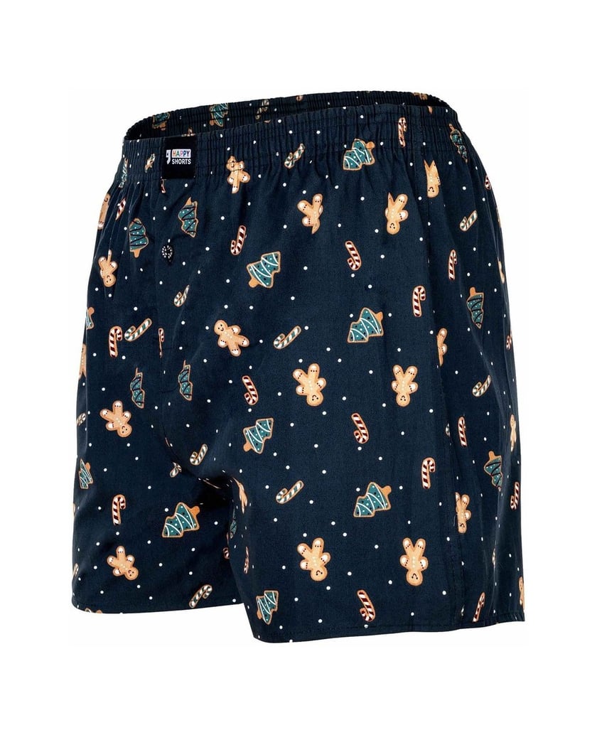 Happy-Shorts-Herren-Web-Boxershorts-1er-Pack-mehrfarbig
