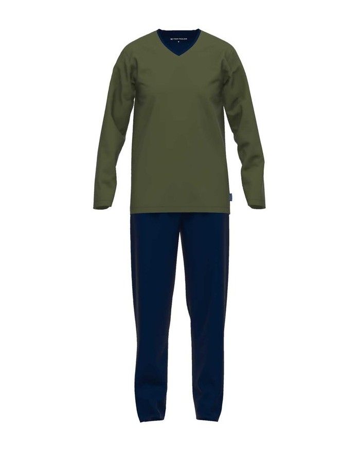 Tom-Tailor-Herren-Pyjama-grau