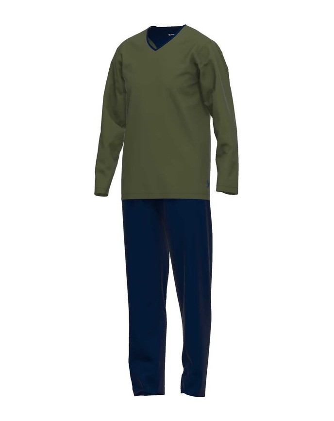 Tom-Tailor-Herren-Pyjama-grau