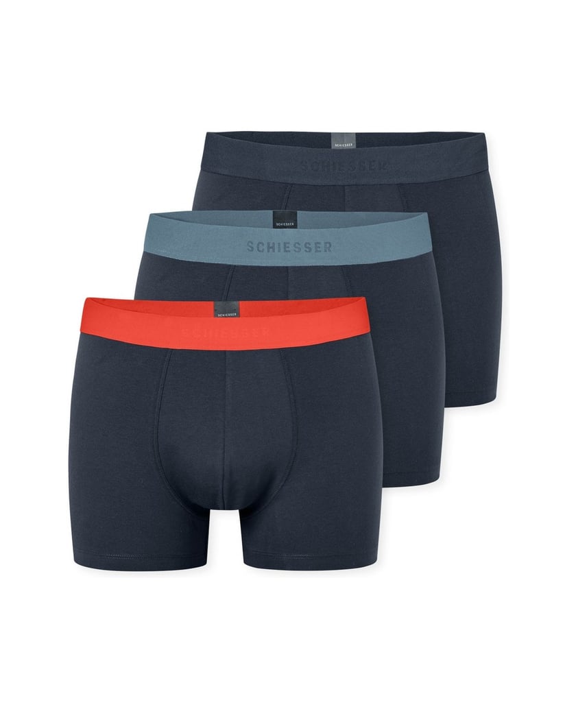 SCHIESSER-Herren-Boxershort-3er-Pack-3PACK-Shorts-rot