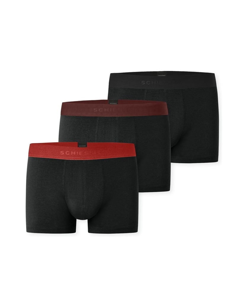 SCHIESSER-Herren-Boxershort-3er-Pack-3PACK-Shorts-rot