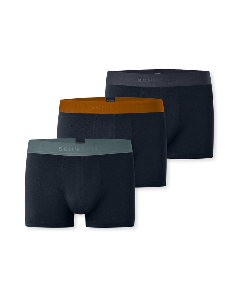 SCHIESSER-Herren-Boxershort-3er-Pack-3PACK-Shorts-rot