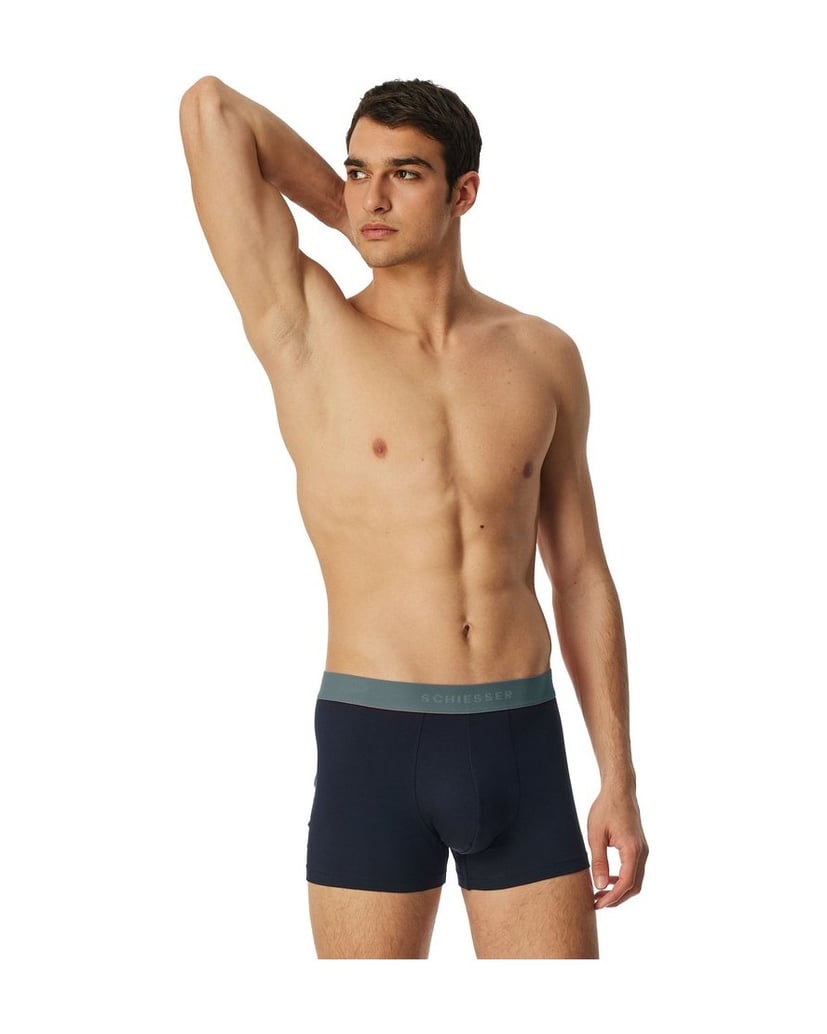 SCHIESSER-Herren-Boxershort-3er-Pack-3PACK-Shorts-rot