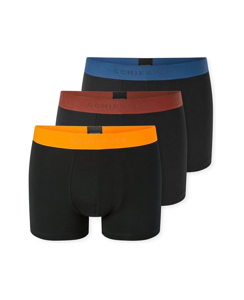 SCHIESSER-Herren-Boxershort-3er-Pack-3PACK-Shorts-rot