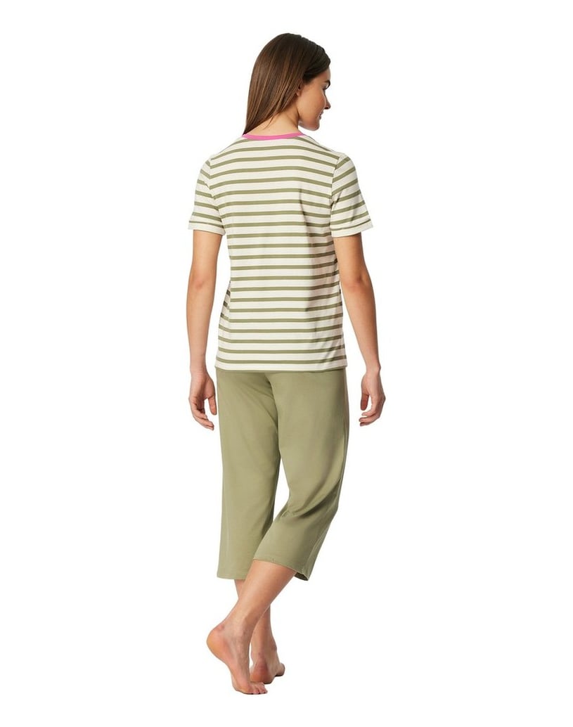 SCHIESSER-Damen-Pyjama-blau