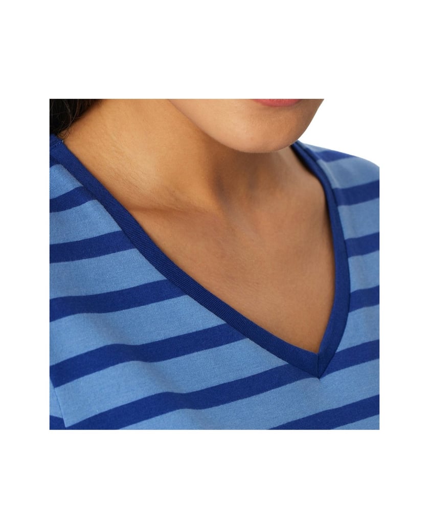 SCHIESSER-Damen-Pyjama-blau