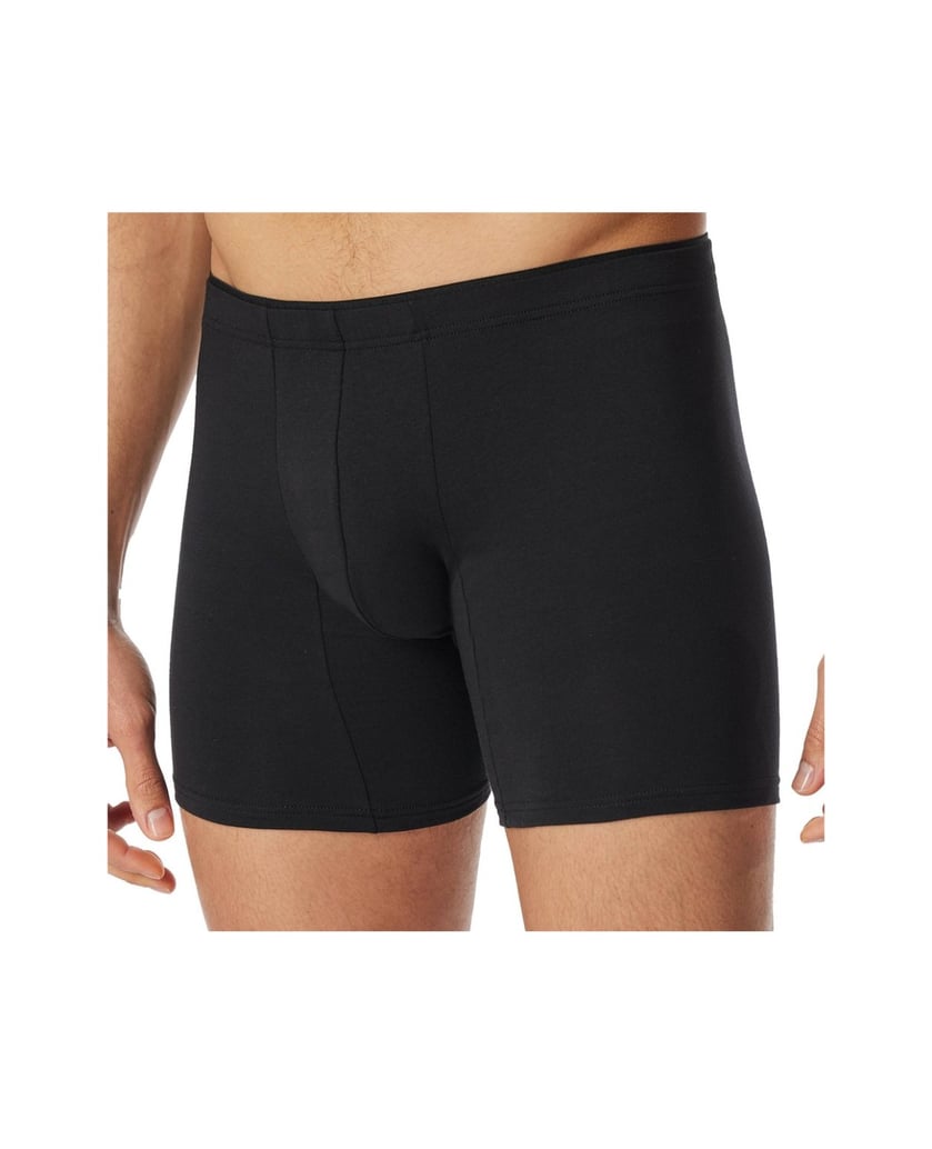 SCHIESSER-Herren-Boxershort-1er-Pack-Premium-Cotton-Shorts-schwarz