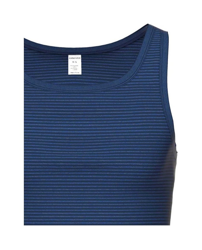 AMMANN-Herren-Unterhemd-1er-Pack-Jeans-Unterhemd-anthrazit