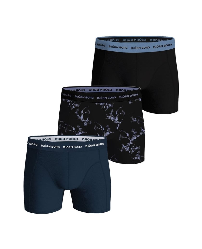 Björn-Borg-Herren-Boxershort-3er-Pack-Cotton-Stretc