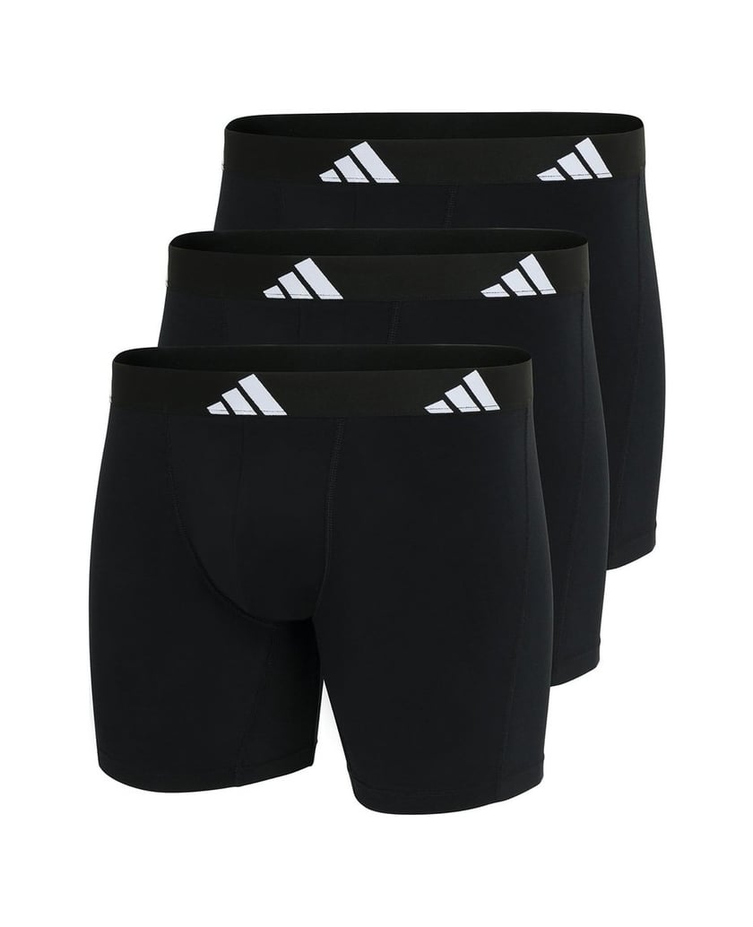 Adidas-Herren-Boxershort-3er-Pack-Boxer-Briefs-Active-Flex-Cotton-schwarz