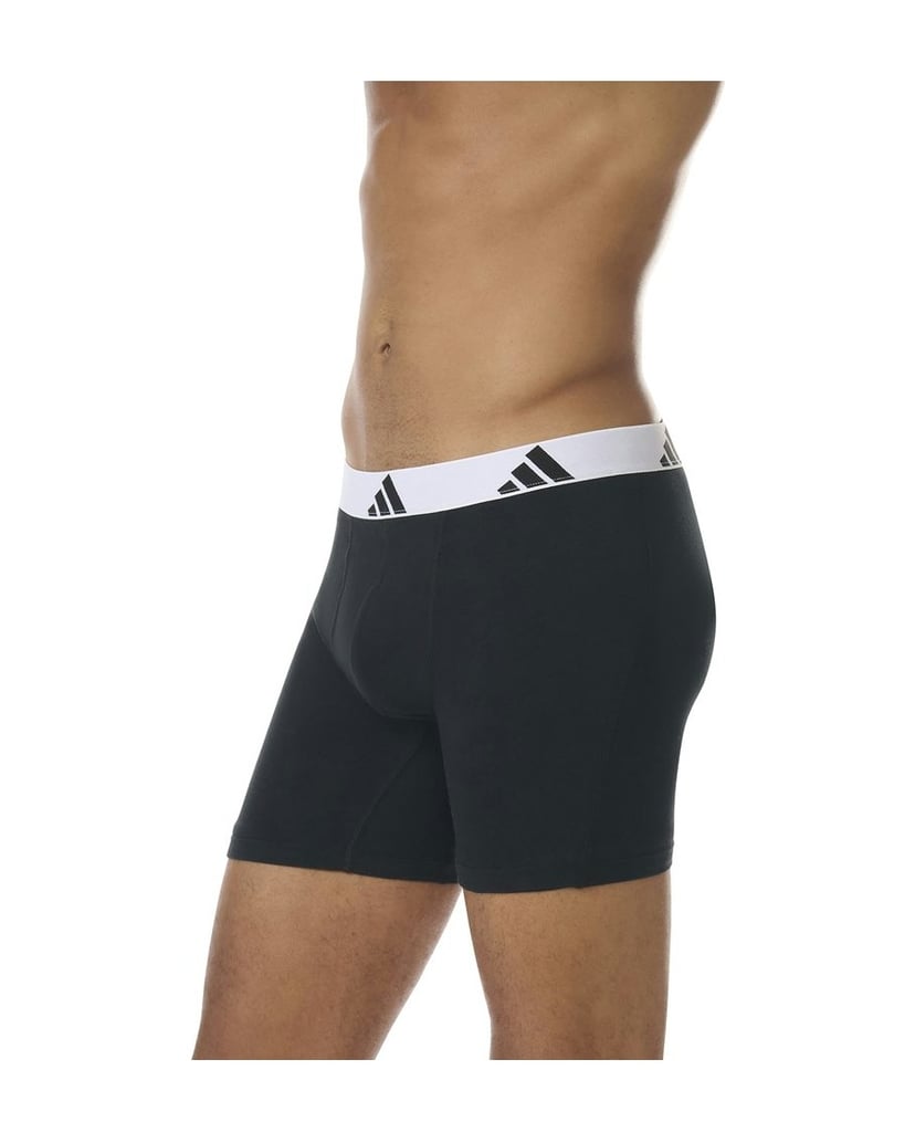 Adidas-Herren-Boxershort-3er-Pack-Boxer-Briefs-Active-Flex-Cotton-schwarz