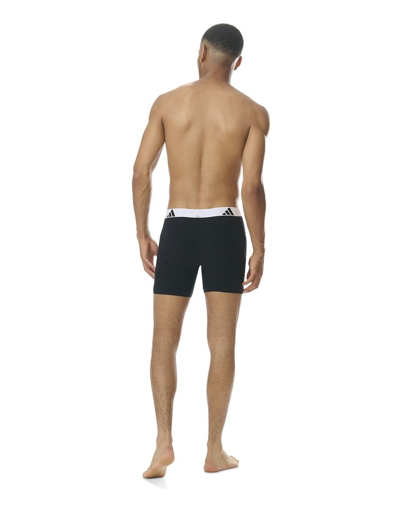 Adidas-Herren-Boxershort-3er-Pack-Boxer-Briefs-Active-Flex-Cotton-schwarz