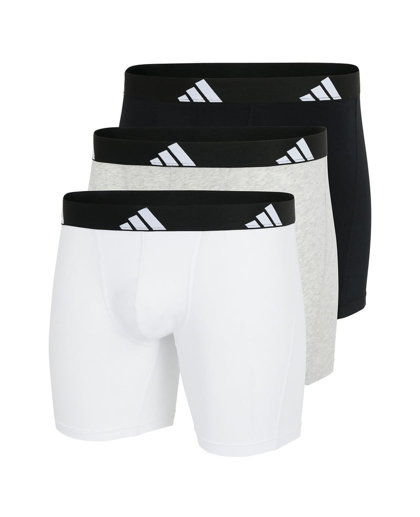 Adidas-Herren-Boxershort-3er-Pack-Boxer-Briefs-Active-Flex-Cotton-schwarz