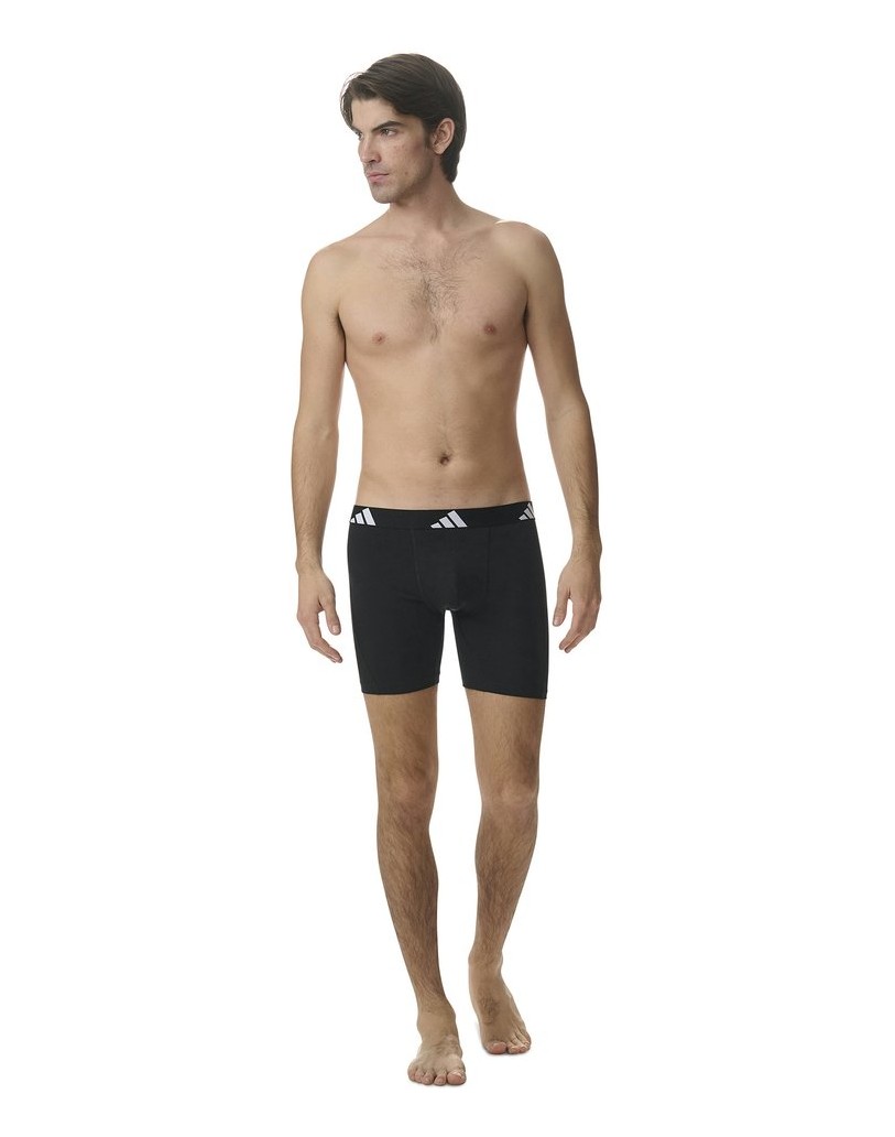 Adidas-Herren-Boxershort-3er-Pack-Boxer-Briefs-Active-Flex-Cotton-schwarz