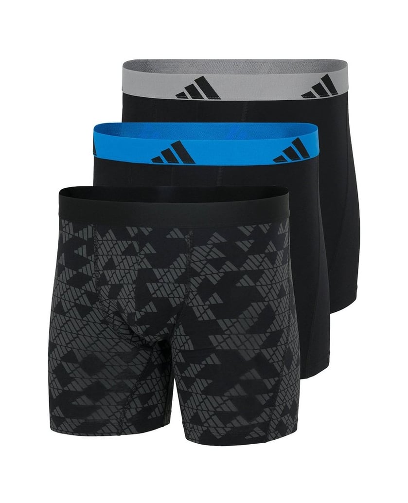 Adidas-Herren-Boxershort-3er-Pack-Boxer-Briefs-Active-Flex-Cotton-schwarz
