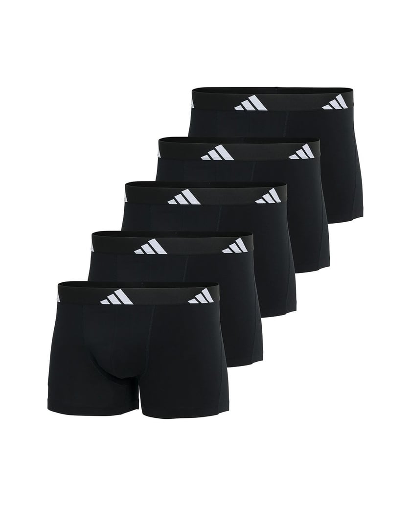 Adidas-Herren-Boxershort-5er-Pack-Trunks-5P-Acvtive-Flex-Cotton-schwarz