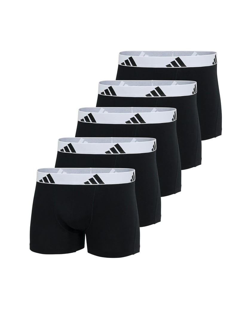 Adidas-Herren-Boxershort-5er-Pack-Trunks-5P-Acvtive-Flex-Cotton-schwarz