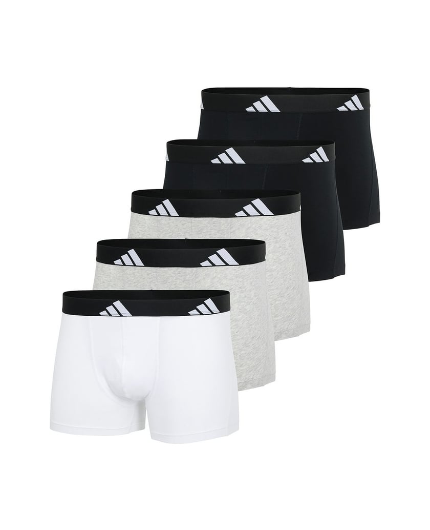 Adidas-Herren-Boxershort-5er-Pack-Trunks-5P-Acvtive-Flex-Cotton-schwarz