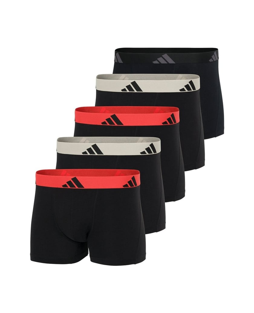 Adidas-Herren-Boxershort-5er-Pack-Trunks-5P-Acvtive-Flex-Cotton-schwarz