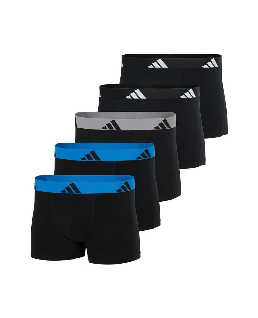 Adidas-Herren-Boxershort-5er-Pack-Trunks-5P-Acvtive-Flex-Cotton-schwarz