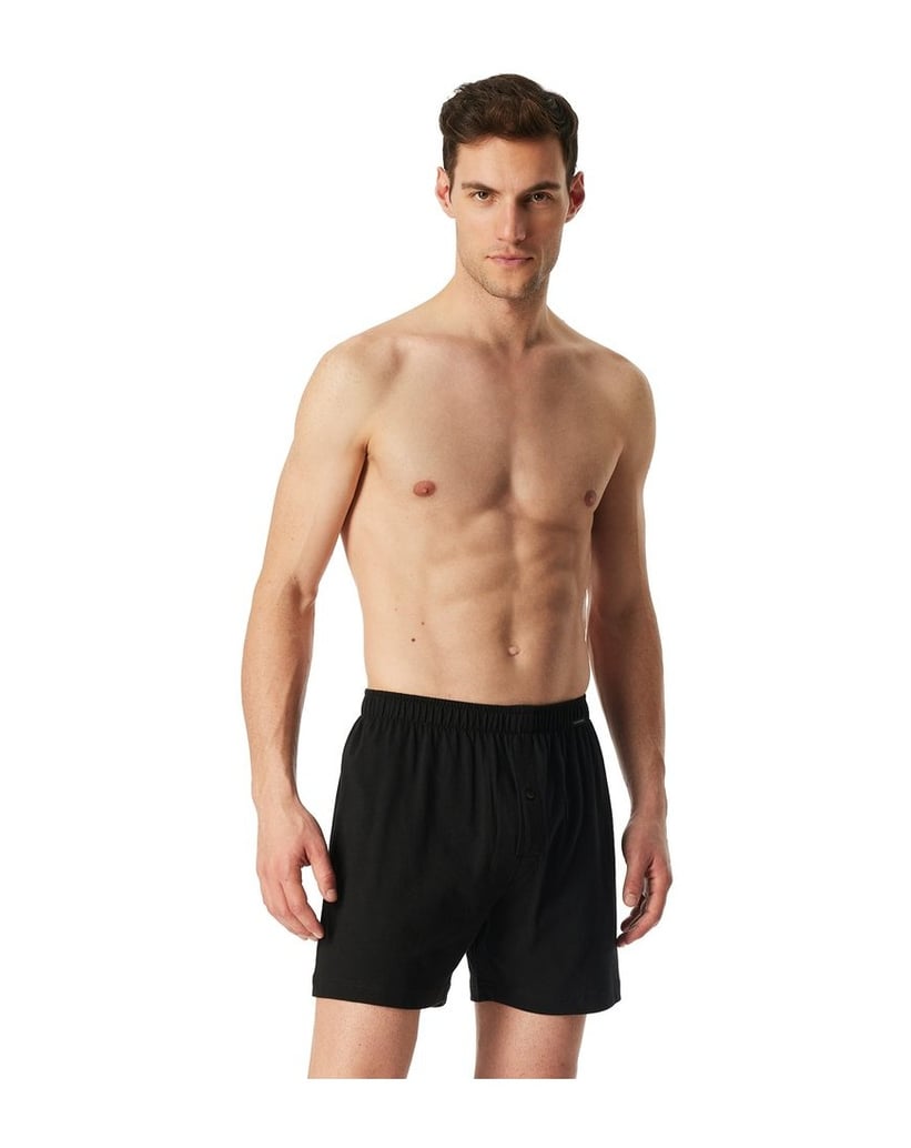 SCHIESSER-Herren-Boxershort-2er-Pack-schwarz