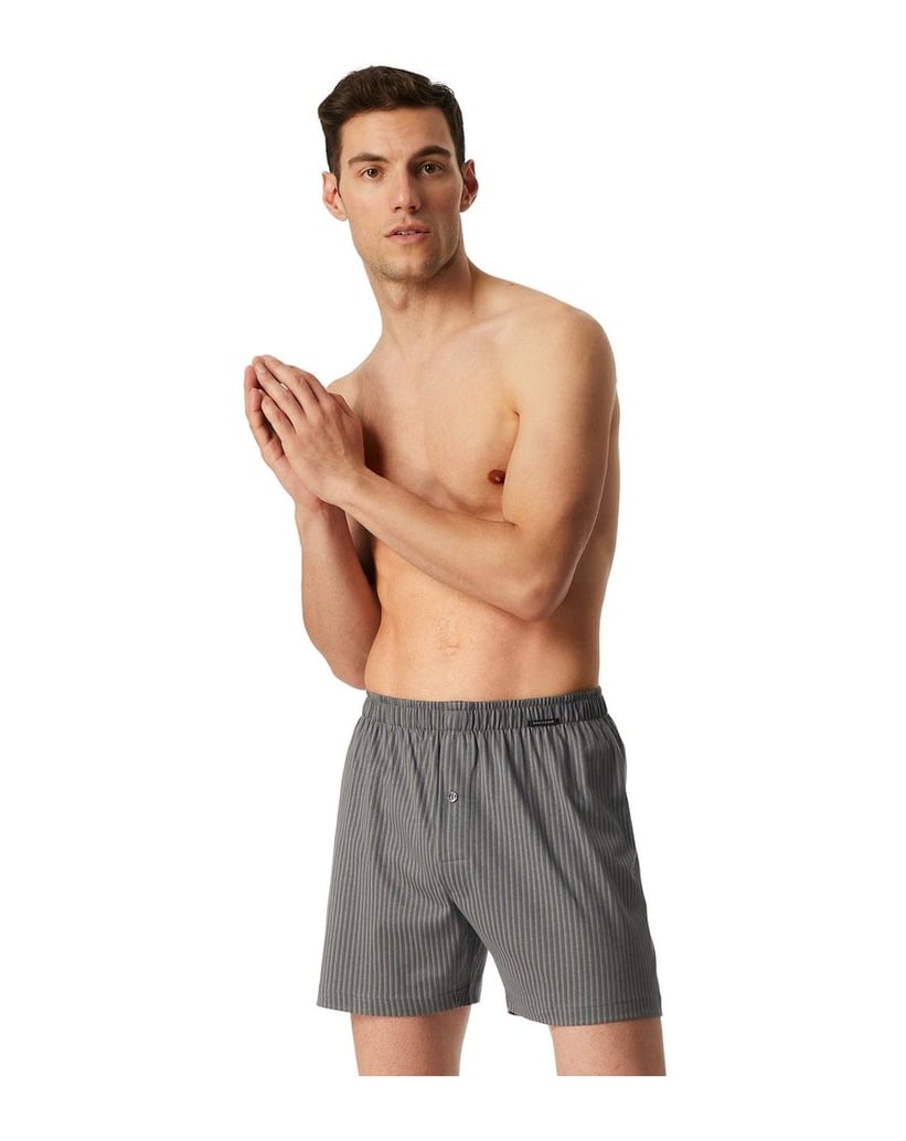 SCHIESSER-Herren-Boxershort-2er-Pack-schwarz