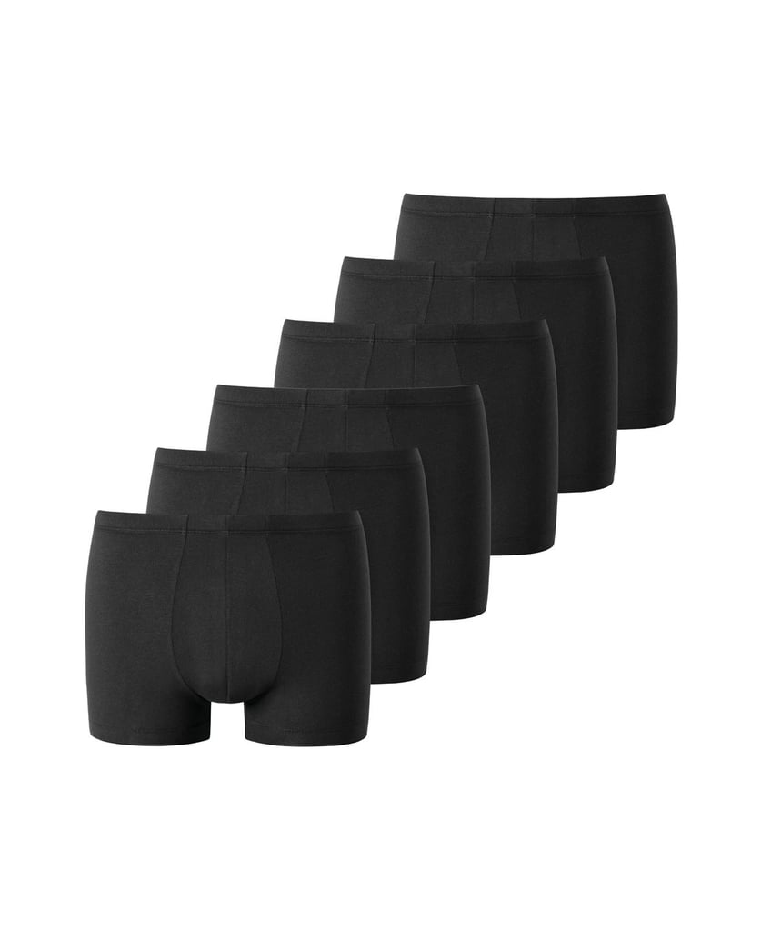 Uncover-by-Schiesser-Herren-Boxershort-6er-Pack-UNCOVER-Cotton-6PACK-Shorts-schwarz