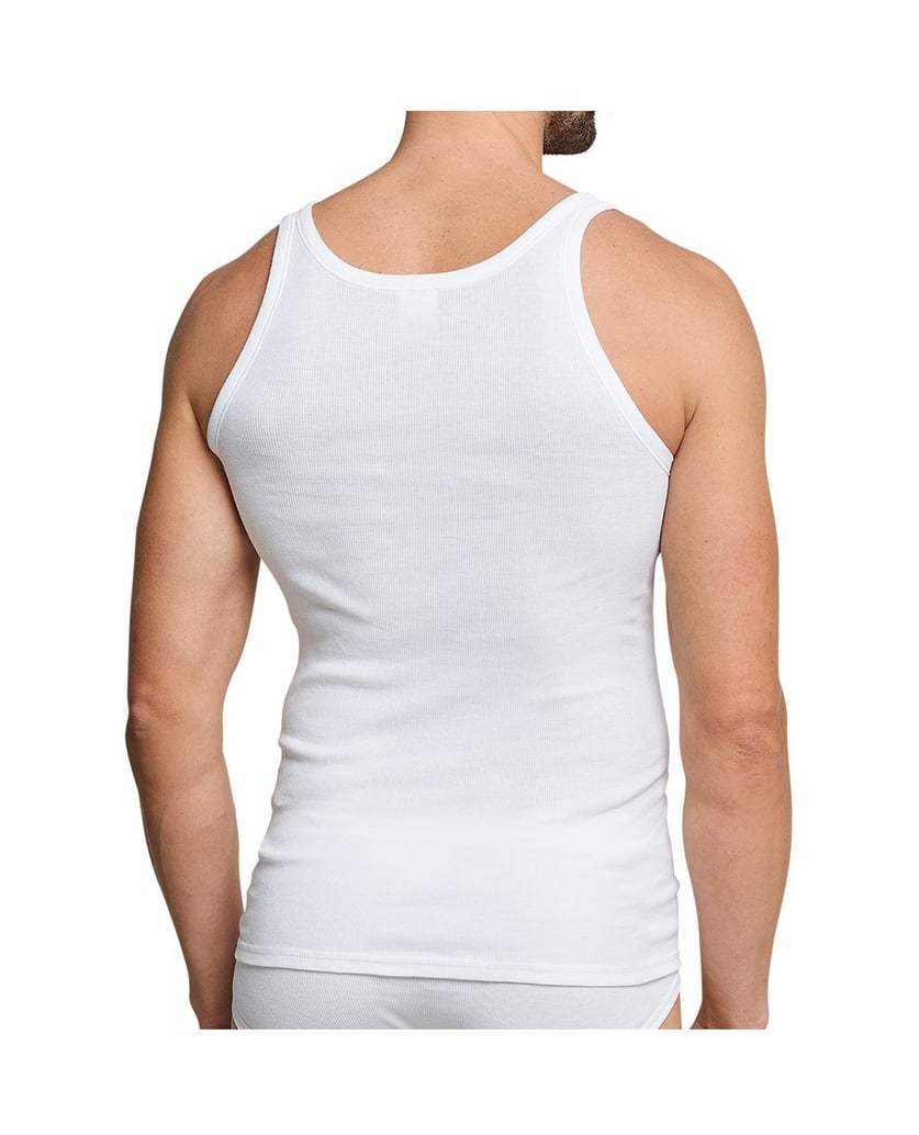 SCHIESSER-Herren-Unterhemd-2er-Pack-weiss