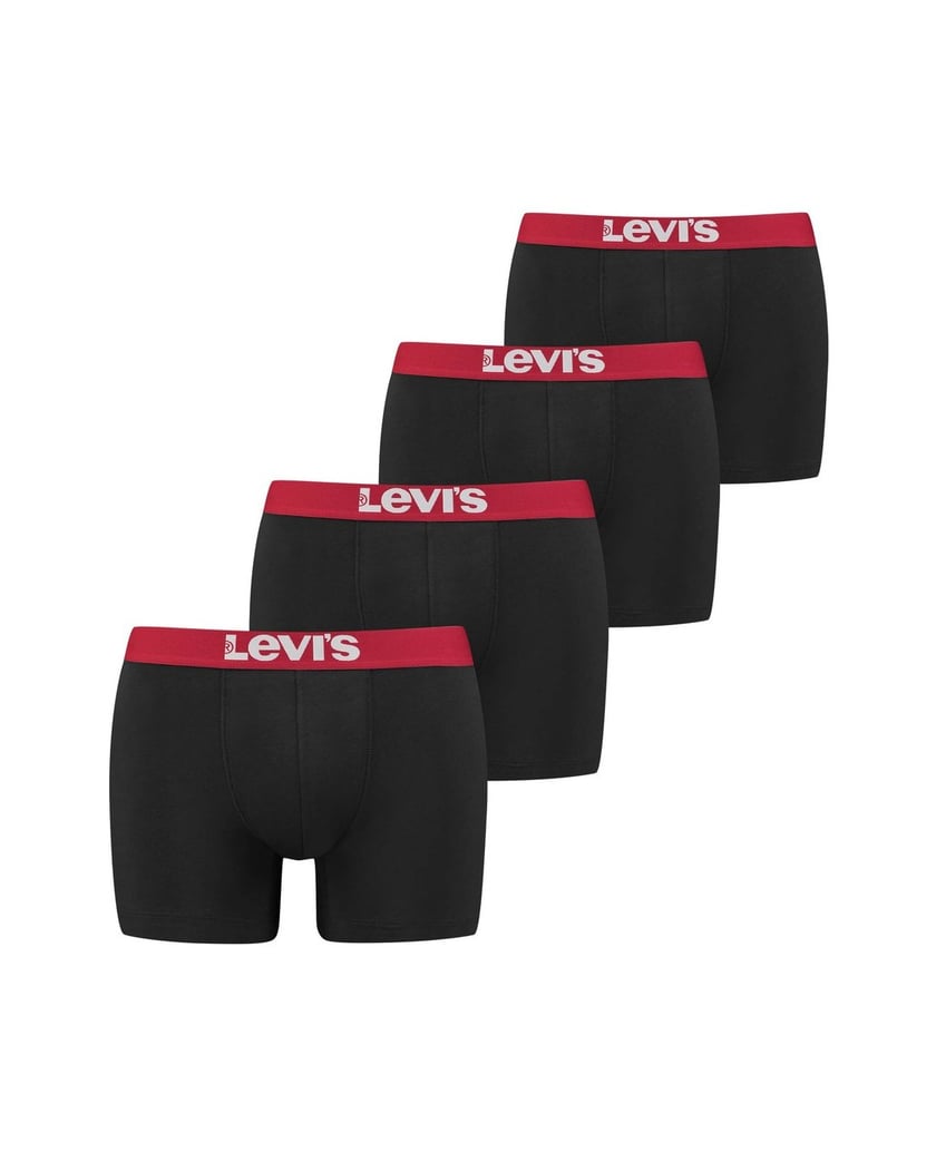 Levis-Herren-Boxershort-4er-Pack-SOLID-BASIC-BOXER-BRIEF-ORG-CO-4P-ECOM