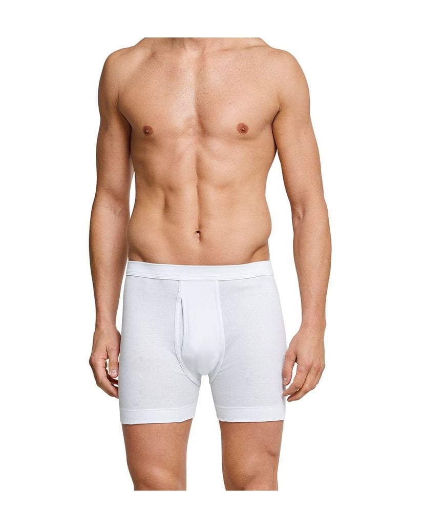 SCHIESSER-Herren-Boxershort-1er-Pack-Essentials-weiss
