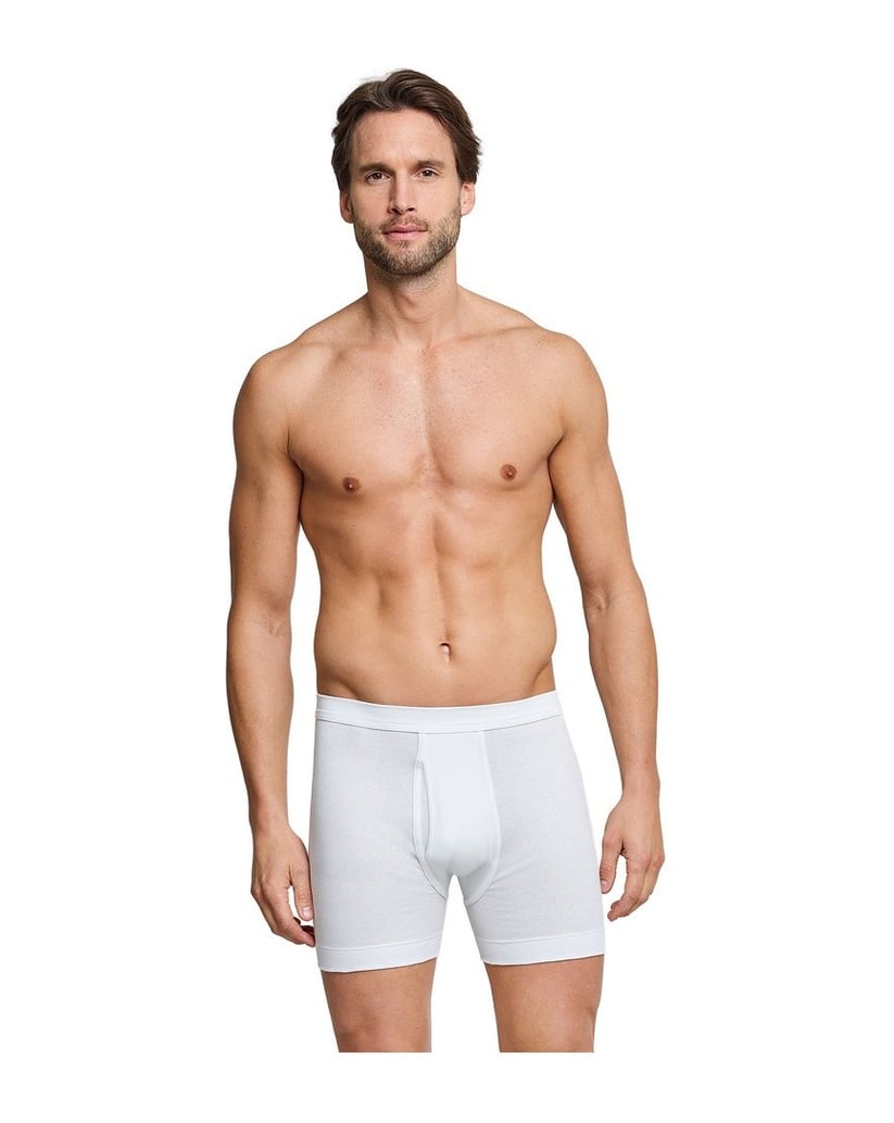 SCHIESSER-Herren-Boxershort-1er-Pack-Essentials-weiss