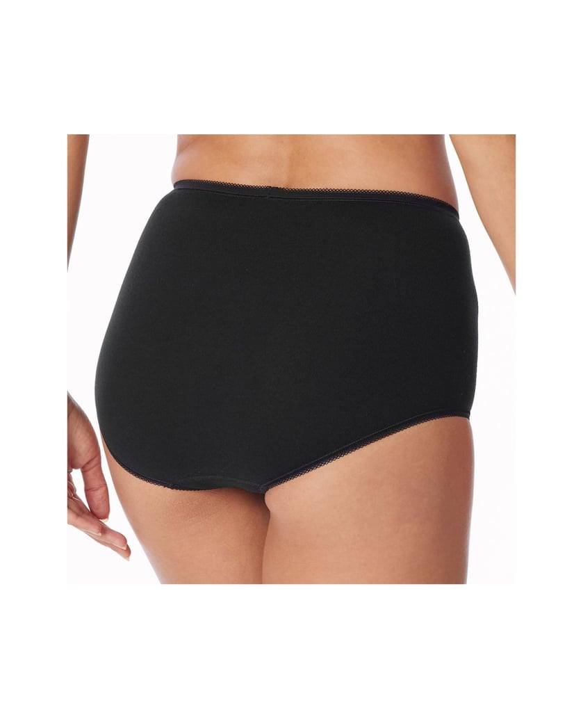 SCHIESSER-Damen-Slip-2er-Pack-Cotton-Essentials-schwarz