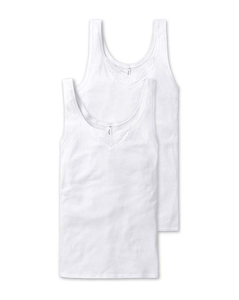 SCHIESSER-Damen-Unterhemd-2er-Pack-Cotton-Essentials-schwarz