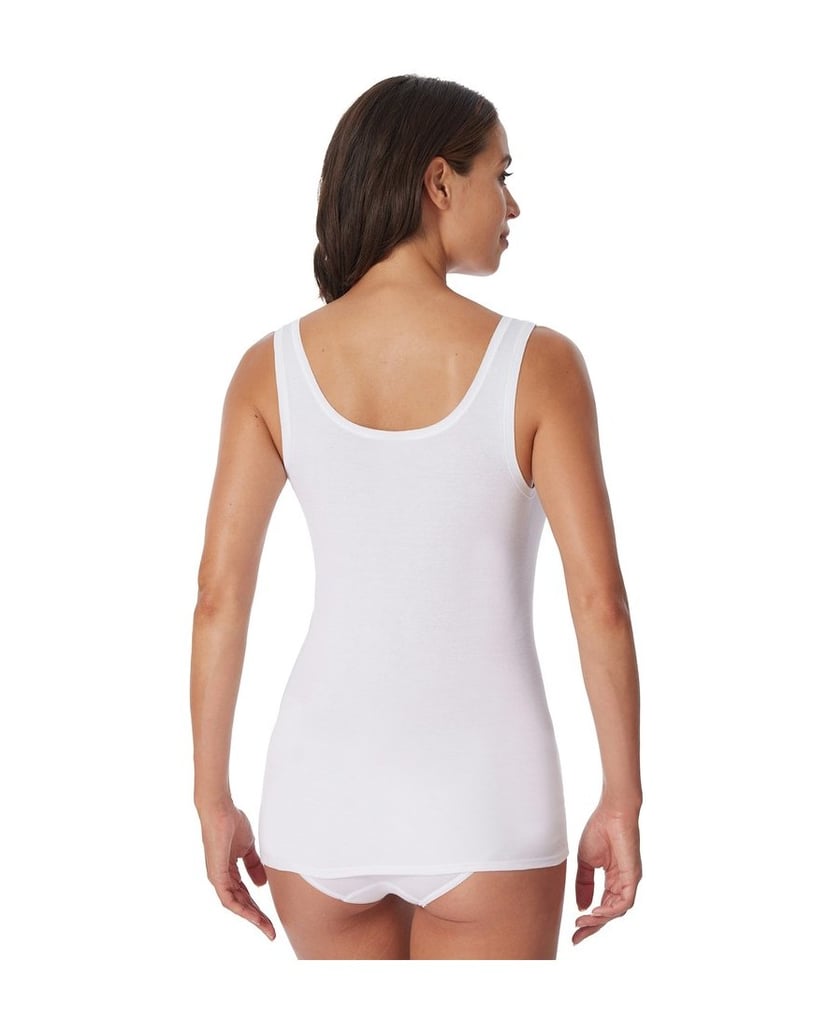 SCHIESSER-Damen-Unterhemd-2er-Pack-Cotton-Essentials-schwarz