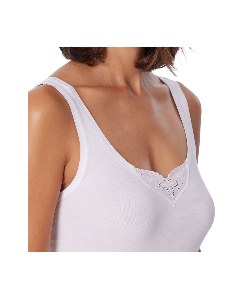 SCHIESSER-Damen-Unterhemd-2er-Pack-Cotton-Essentials-schwarz