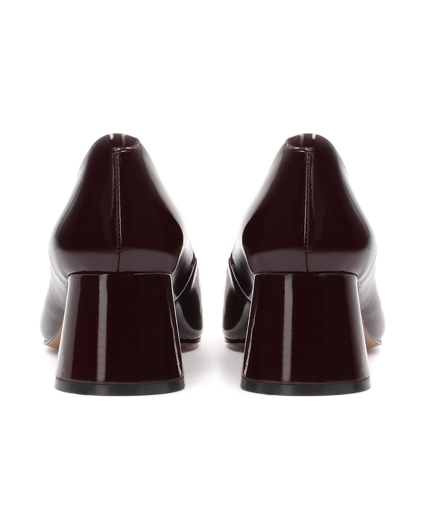 Kazar-Maroon-patent-leather-pumps-červená