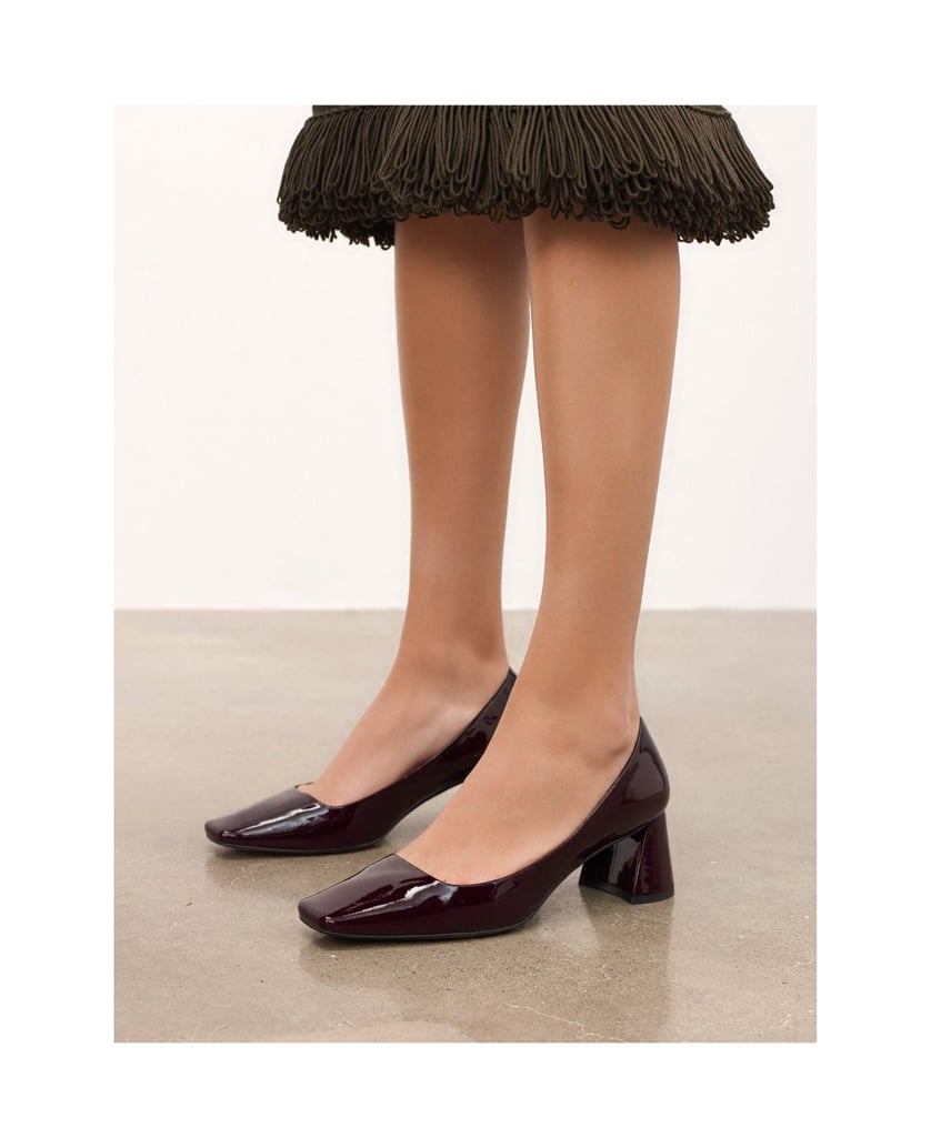 Kazar-Maroon-patent-leather-pumps-červená