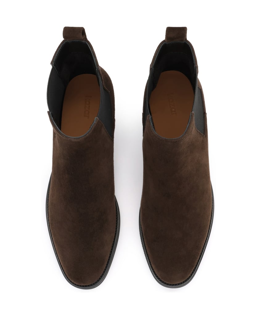 Kazar-Suede-boots-with-elastic-inserts-hnedá