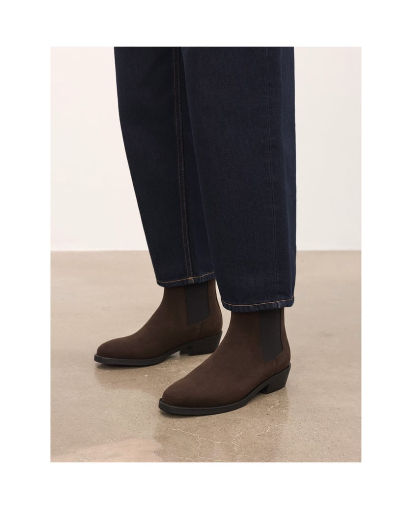 Kazar-Suede-boots-with-elastic-inserts-hnedá