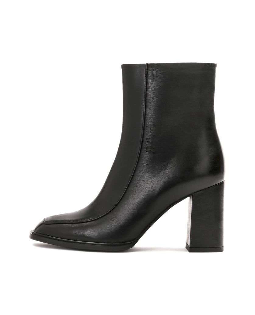 Kazar-Black-leather-boots-with-square-toe-čierna
