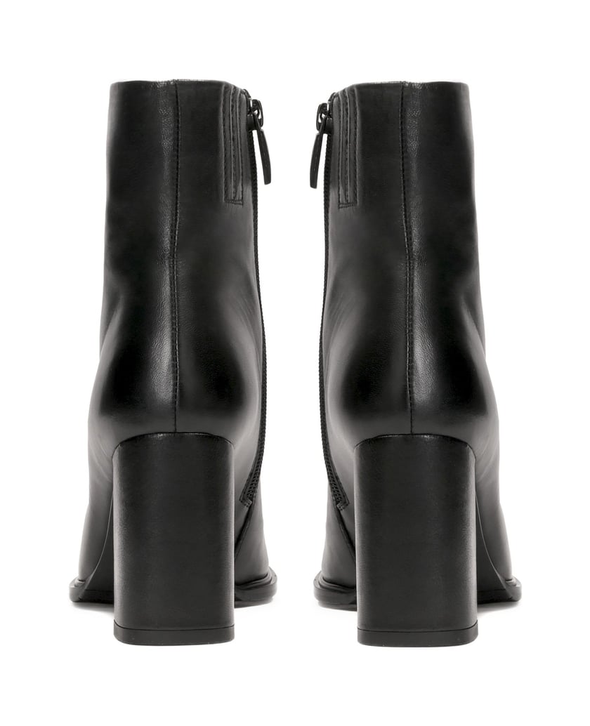 Kazar-Black-leather-boots-with-square-toe-čierna