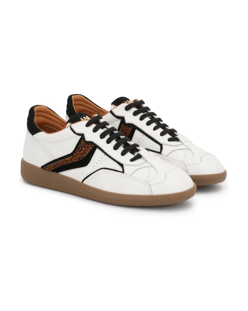 Kazar-Avantgardistische-Turnschuhe-mit-Tiermotiv-weiss