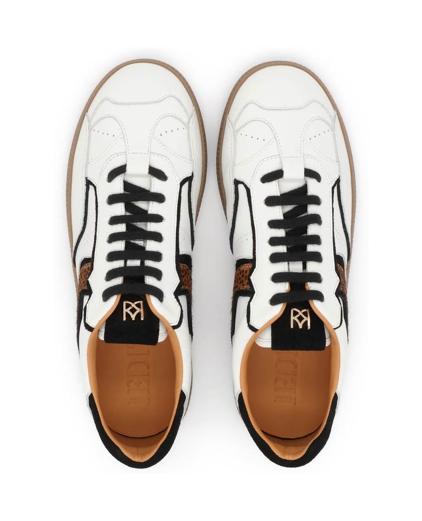 Kazar-Avantgardistische-Turnschuhe-mit-Tiermotiv-weiss