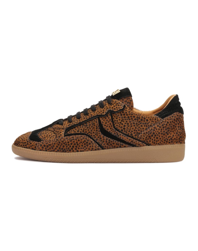 Kazar-Leather-sneakers-with-natural-hair-finish-hnedá