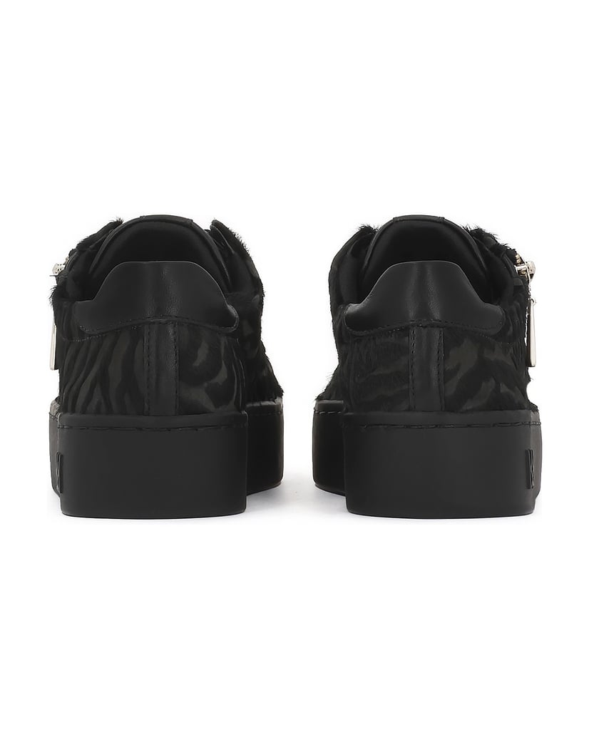 Kazar-Zebra-print-sneakers-made-of-leather-with-natural-hair-finish-černá
