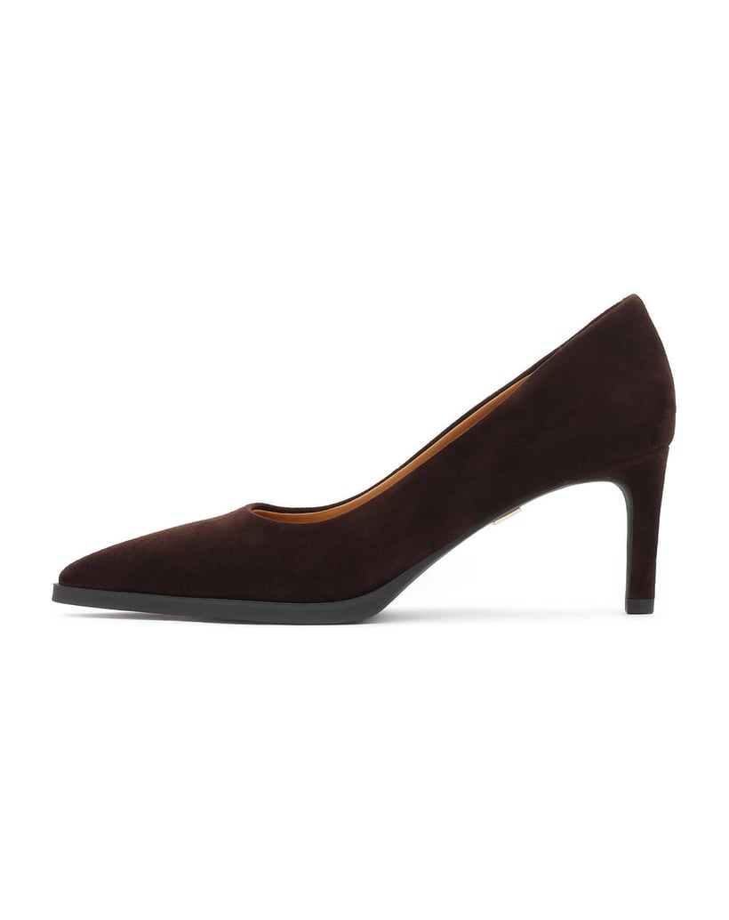 Kazar-Classic-suede-pumps-in-brown-color-hnědá