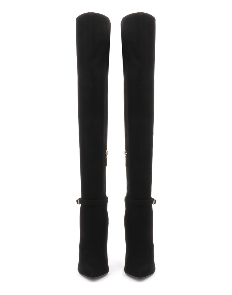 Kazar-Suede-oveer-knee--boots-on-a-high-stiletto-heel-čierna