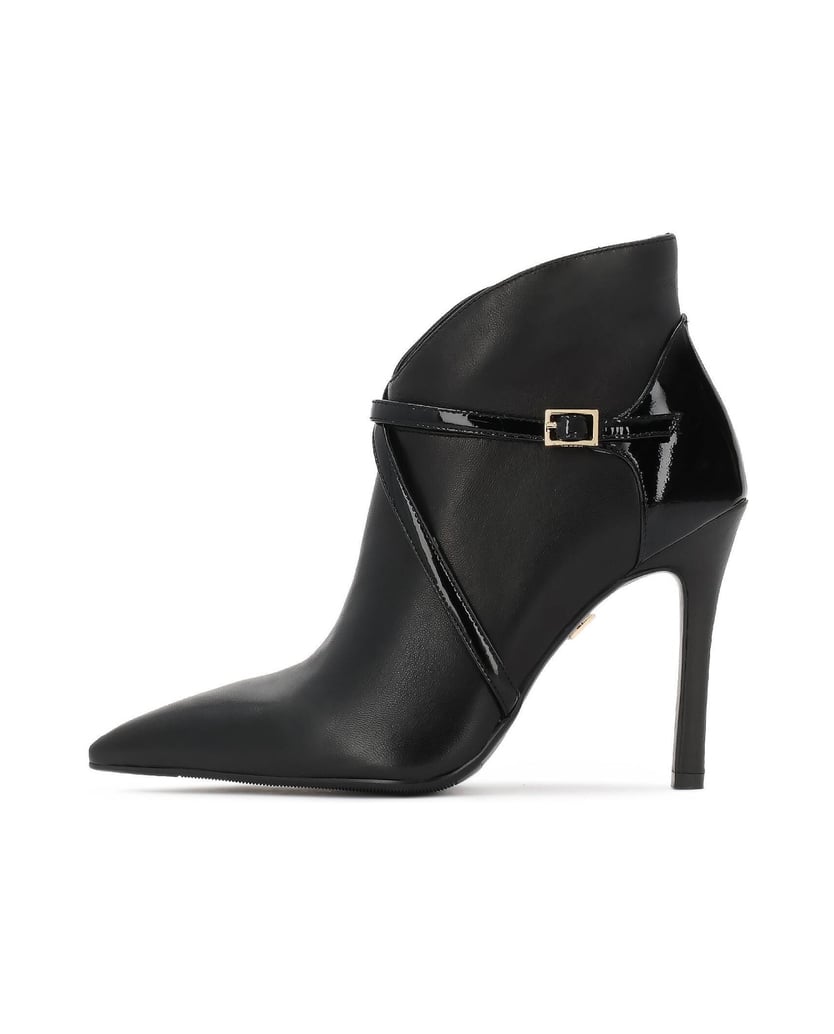 Kazar-Heeled-boots-with-contoured-upper-černá